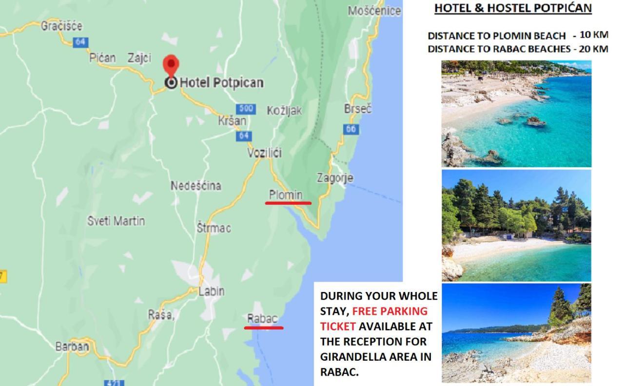 Hotel Potpićan Exteriér fotografie
